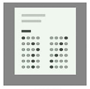 100% board pass rate graphic representation of a scantron test.